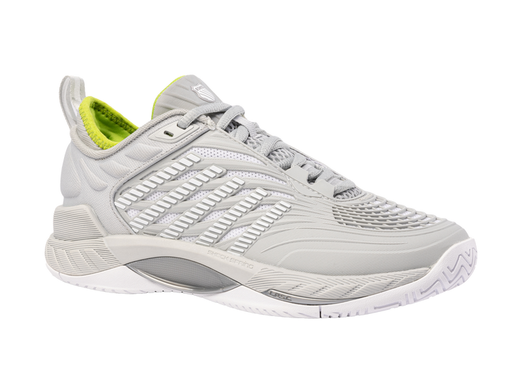 99071-034-M | HYPERCOURT SUPREME 2 | GRAY VIOLET/WHITE/LIME GREEN