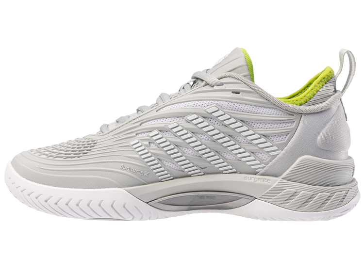 99071-034-M | HYPERCOURT SUPREME 2 | GRAY VIOLET/WHITE/LIME GREEN