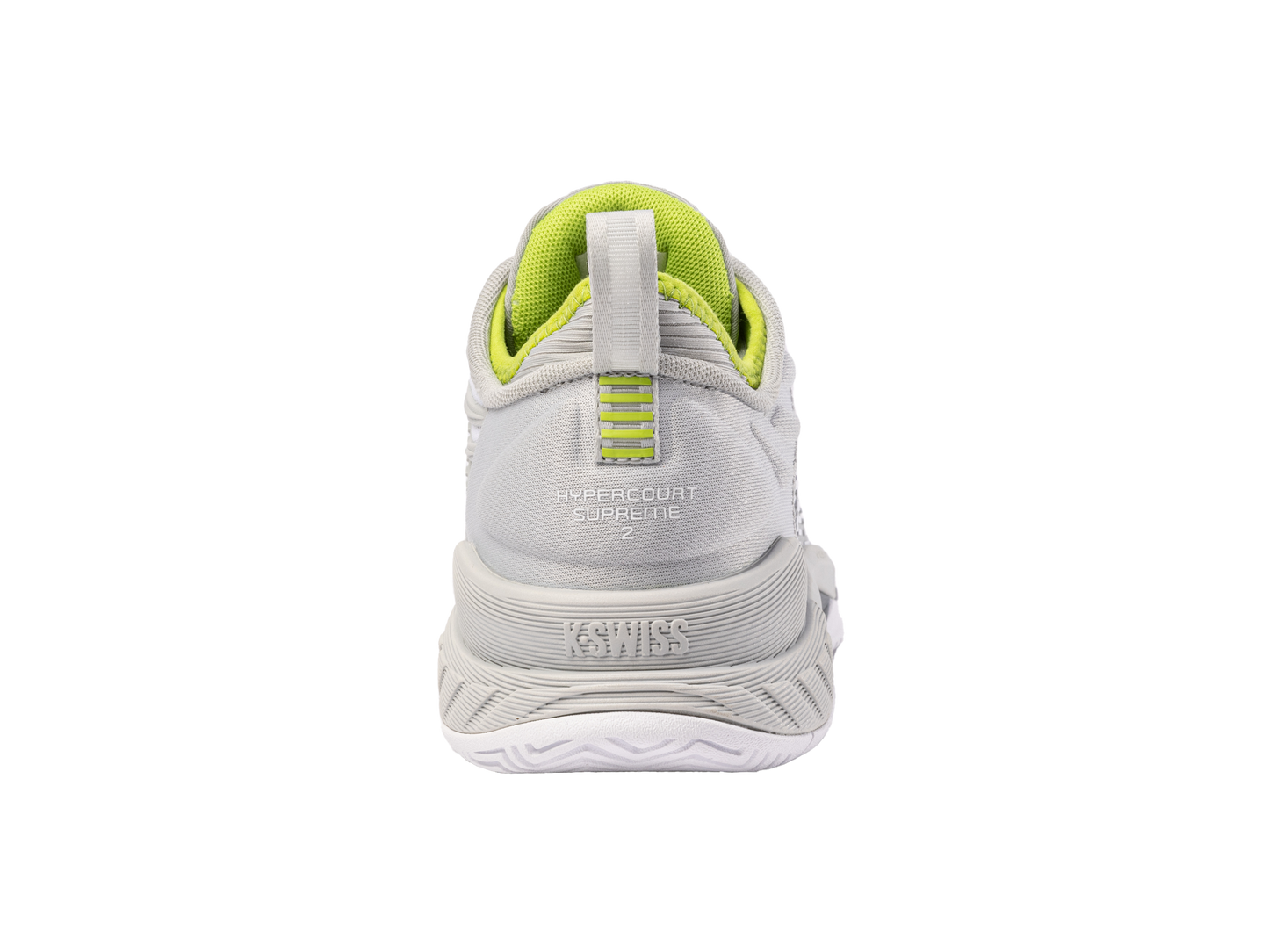 99071-034-M | HYPERCOURT SUPREME 2 | GRAY VIOLET/WHITE/LIME GREEN
