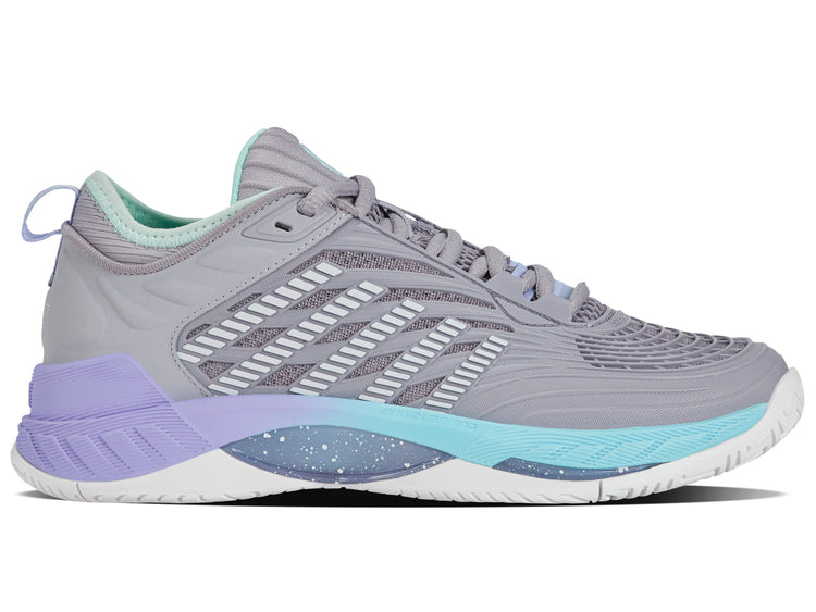 99071-052-M | HYPERCOURT SUPREME 2 | LILAC GRAY/NIMBUS CLOUD/NEON PURPLE