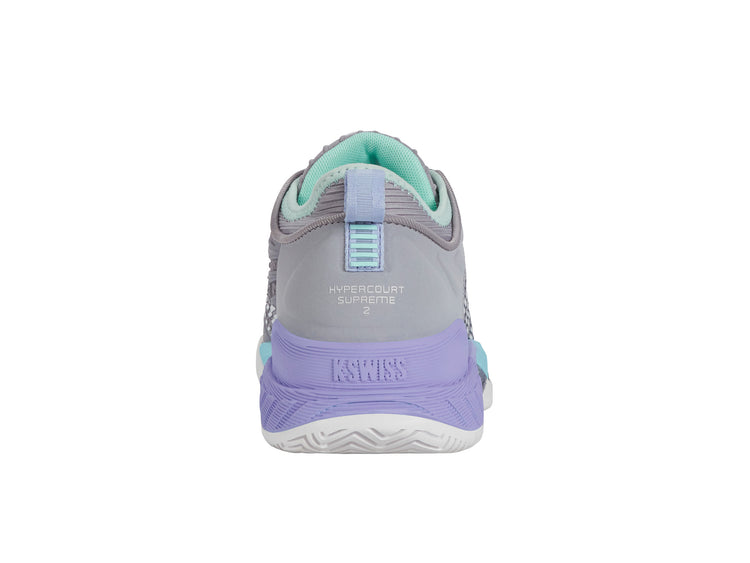 99071-052-M | HYPERCOURT SUPREME 2 | LILAC GRAY/NIMBUS CLOUD/NEON PURPLE