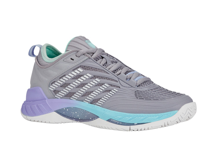99071-052-M | HYPERCOURT SUPREME 2 | LILAC GRAY/NIMBUS CLOUD/NEON PURPLE