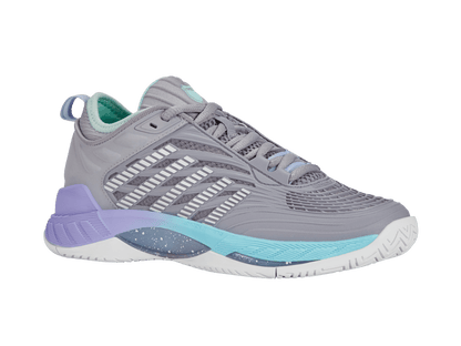 99071 - 052 - M | HYPERCOURT SUPREME 2 | LILAC GRAY/NIMBUS CLOUD/NEON PURPLE - K - Swiss US - FOOTWEAR