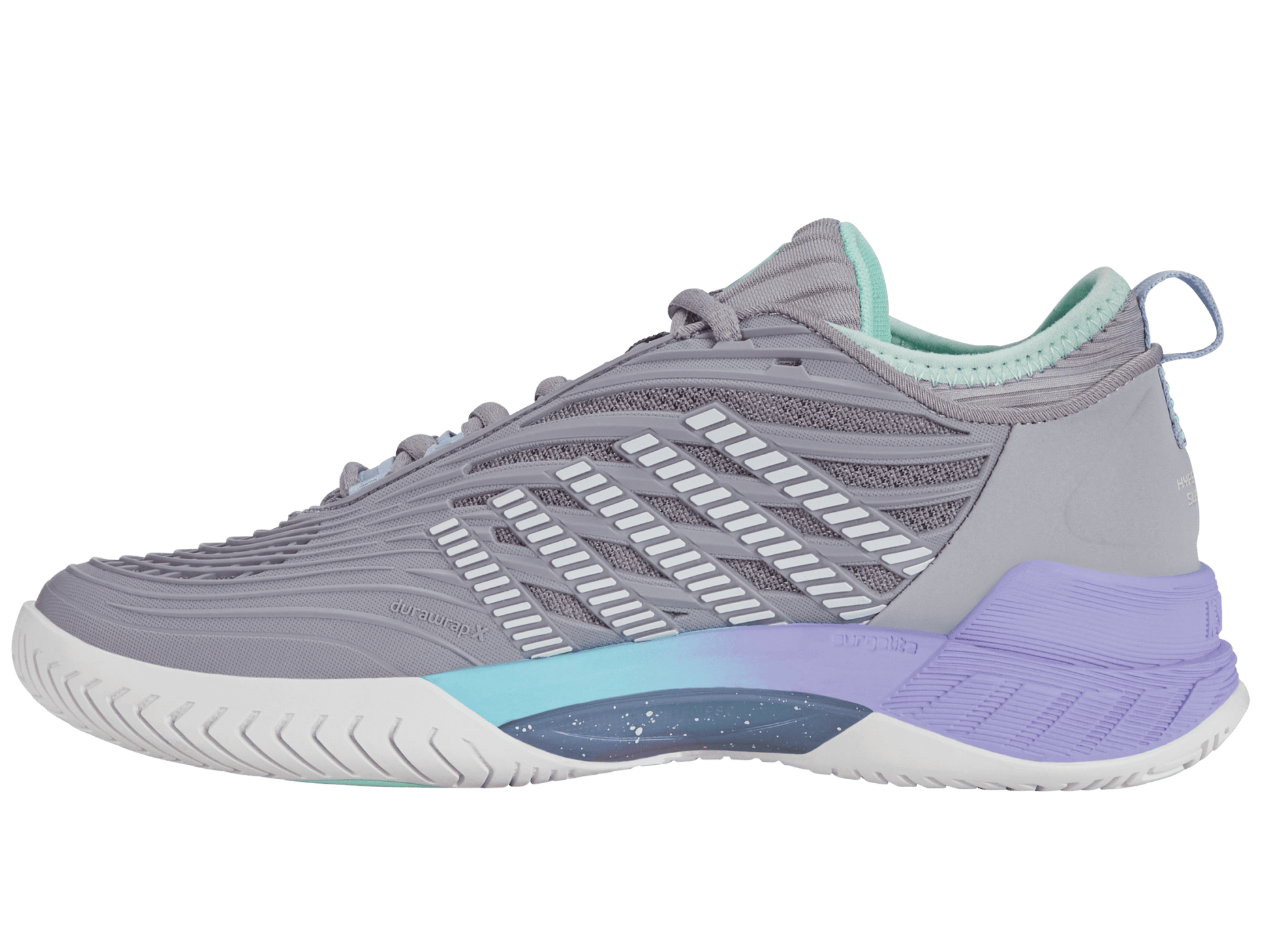 99071 - 052 - M | HYPERCOURT SUPREME 2 | LILAC GRAY/NIMBUS CLOUD/NEON PURPLE - K - Swiss US - FOOTWEAR