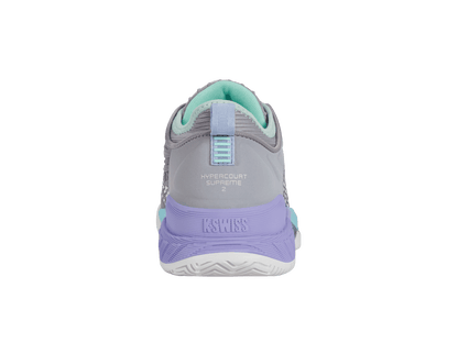 99071 - 052 - M | HYPERCOURT SUPREME 2 | LILAC GRAY/NIMBUS CLOUD/NEON PURPLE - K - Swiss US - FOOTWEAR