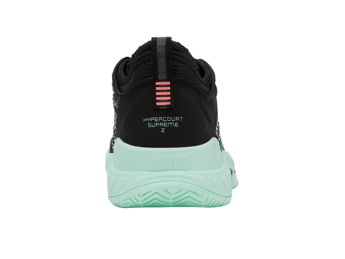 99071-065-M | HYPERCOURT SUPREME 2 | BLACK/NEON MINT - K-Swiss US