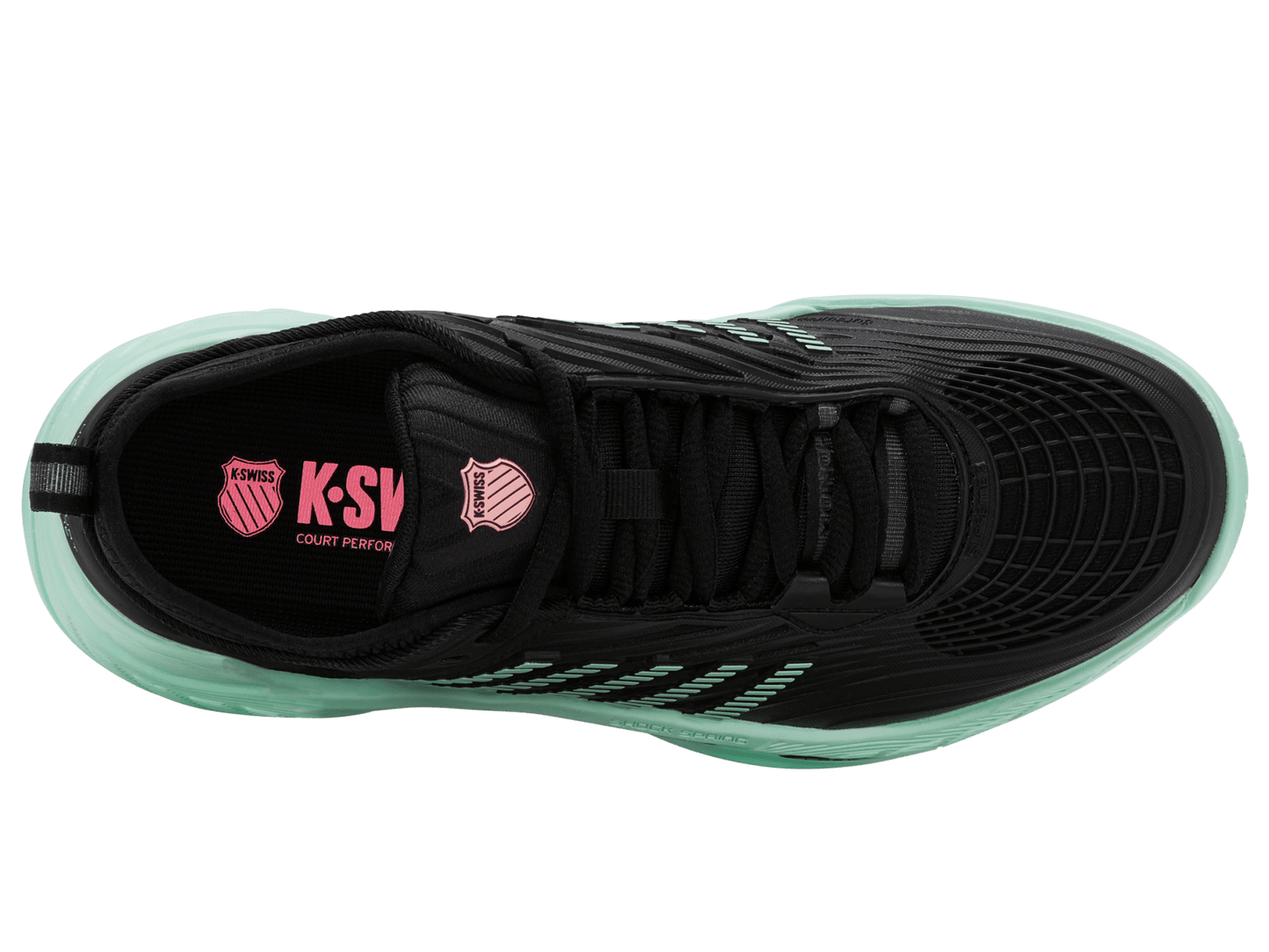 99071 - 065 - M | HYPERCOURT SUPREME 2 | BLACK/NEON MINT - K - Swiss US - FOOTWEAR