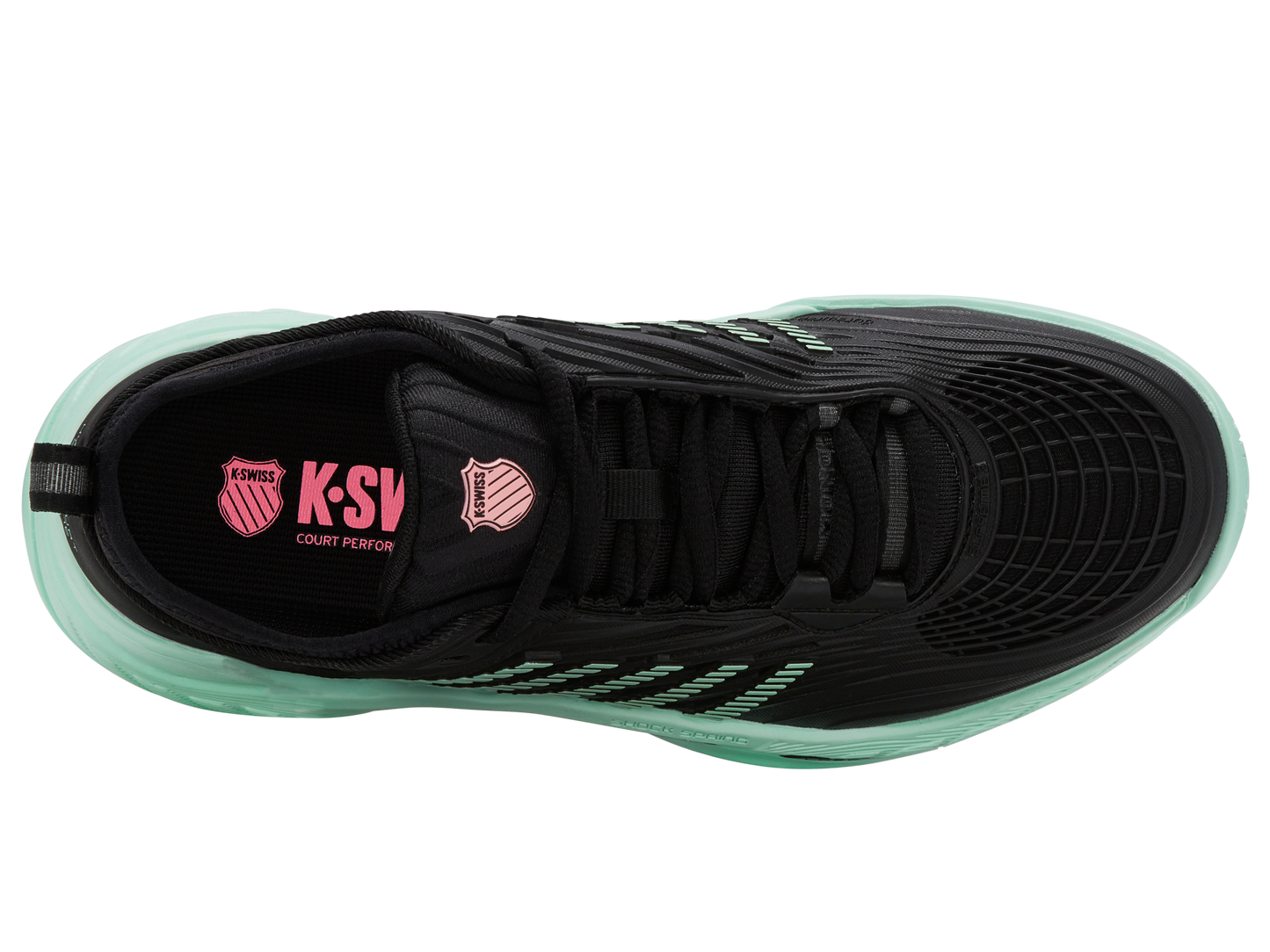 99071-065-M | HYPERCOURT SUPREME 2 | BLACK/NEON MINT