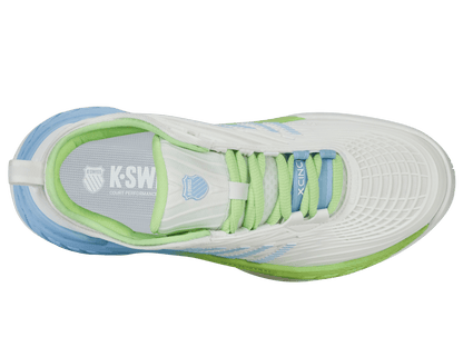 99071 - 134 - M | HYPERCOURT SUPREME 2 | LUCENT WHITE/DUTCH CANAL/PARADISE GREEN - K - Swiss US - FOOTWEAR
