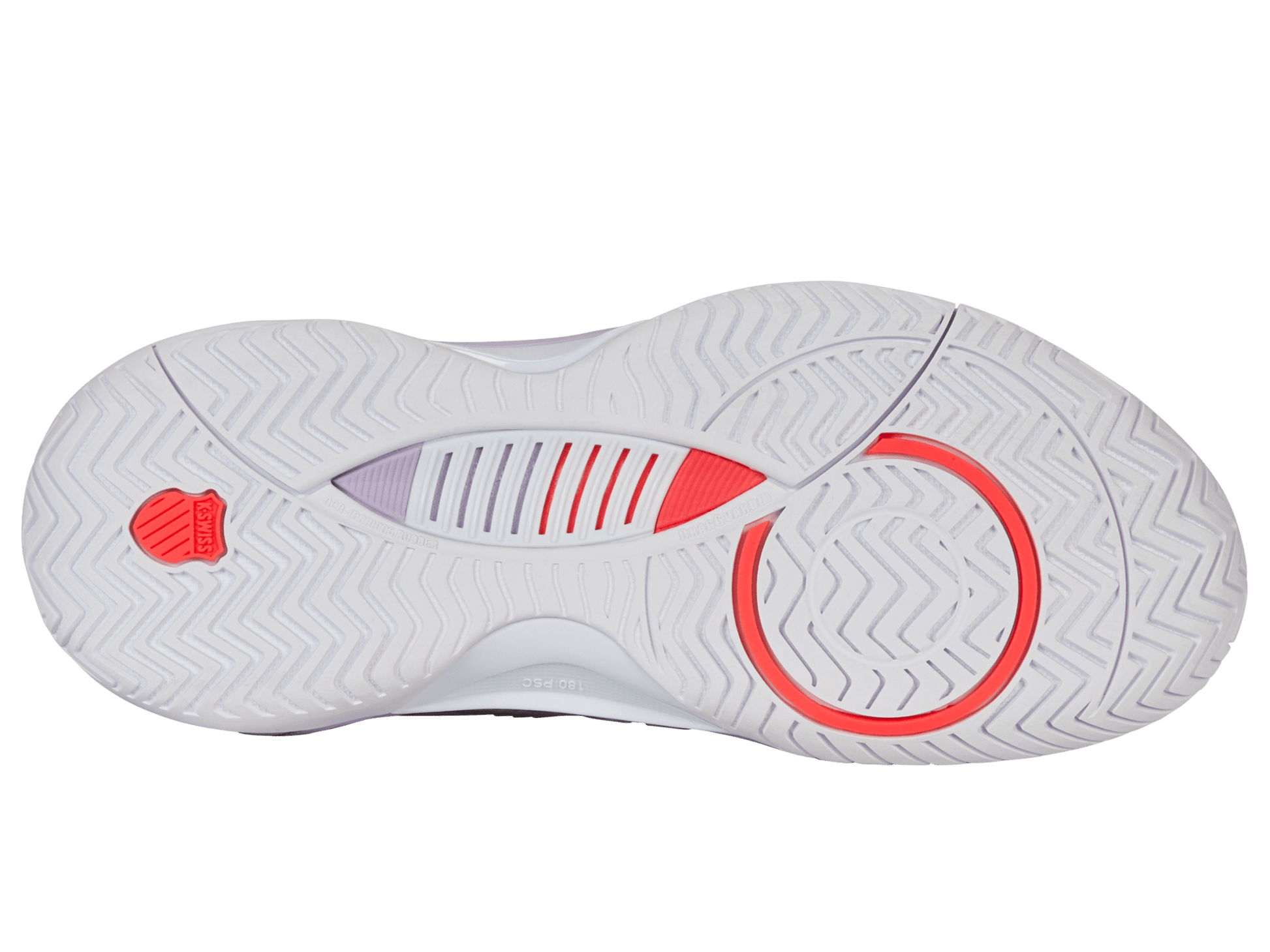 99071 - 182 - M | HYPERCOURT SUPREME 2 | WHITE/ORCHID PETAL/NEON BLAZE - K - Swiss US - FOOTWEAR