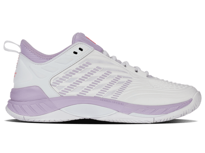 99071 - 182 - M | HYPERCOURT SUPREME 2 | WHITE/ORCHID PETAL/NEON BLAZE - K - Swiss US - FOOTWEAR