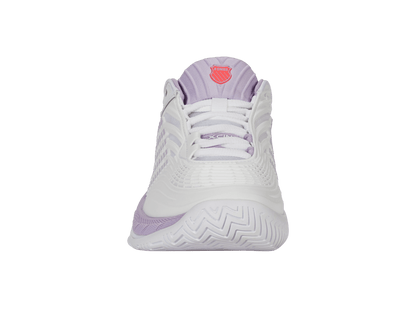 99071 - 182 - M | HYPERCOURT SUPREME 2 | WHITE/ORCHID PETAL/NEON BLAZE - K - Swiss US - FOOTWEAR