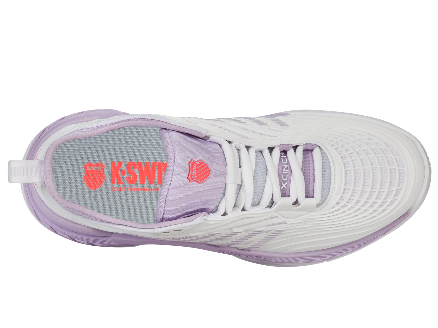 99071-182-M | HYPERCOURT SUPREME 2 | WHITE/ORCHID PETAL/NEON BLAZE