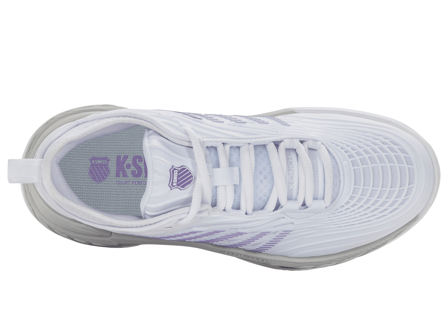 99072 - 160 - M | HYPERCOURT SUPREME 2 CLAY | WHITE/LUNAR ROCK/PURPLE HAZE - K - Swiss US - FOOTWEAR