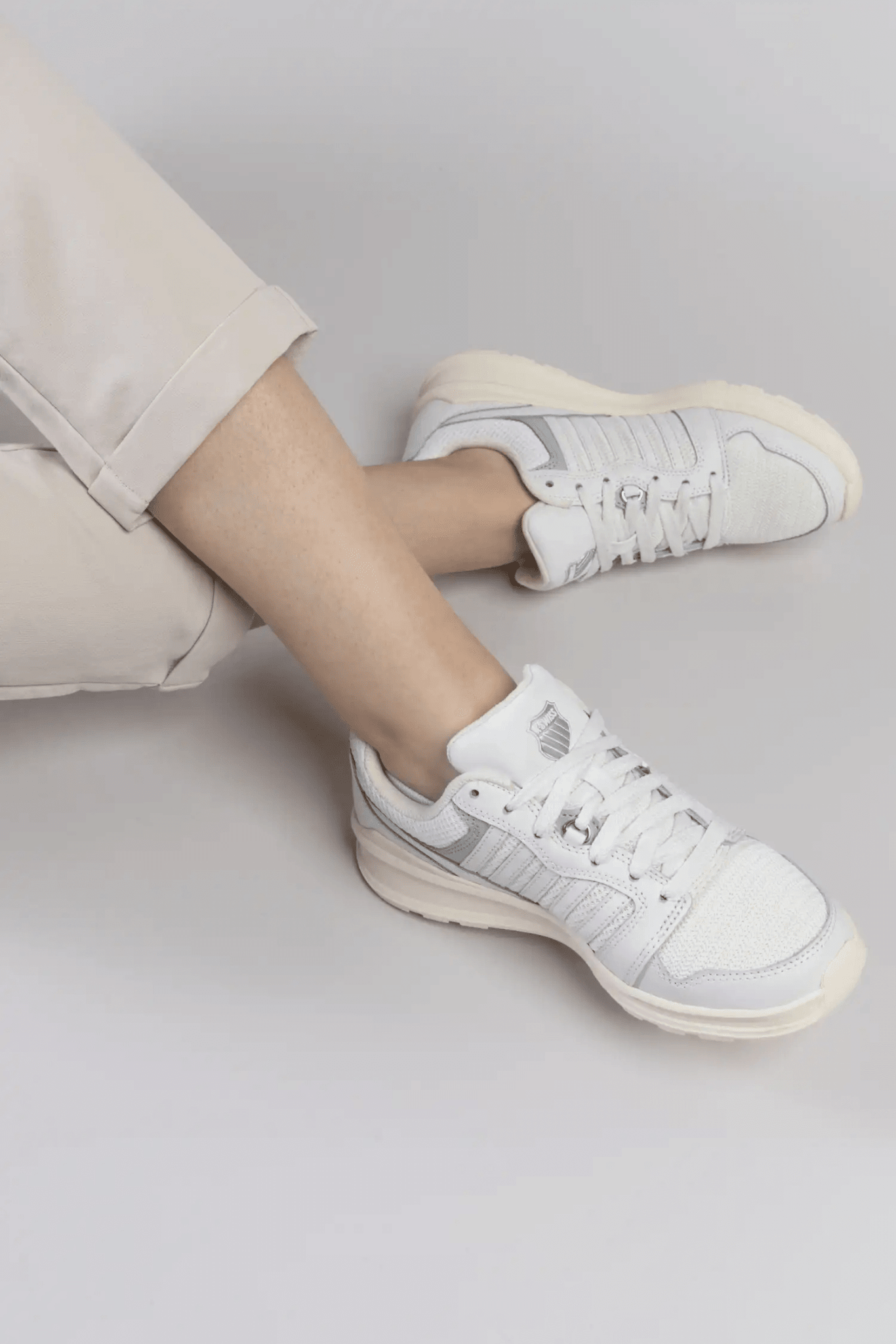 99079-160-M | RIVAL TRAINER T | BLANC DE BLANC/ANTIQUE WHITE - K-Swiss US - FOOTWEAR