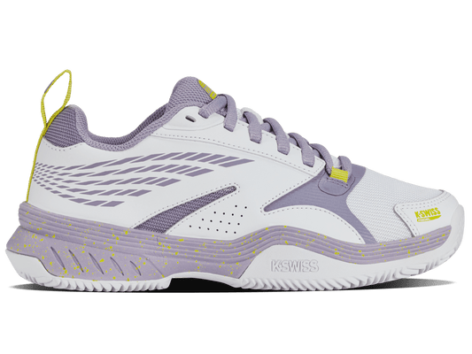 99084 - 945 - M | SPEEDEX PADEL | WHITE/WISTERIA/EVENING PRIMROSE - K - Swiss US - FOOTWEAR