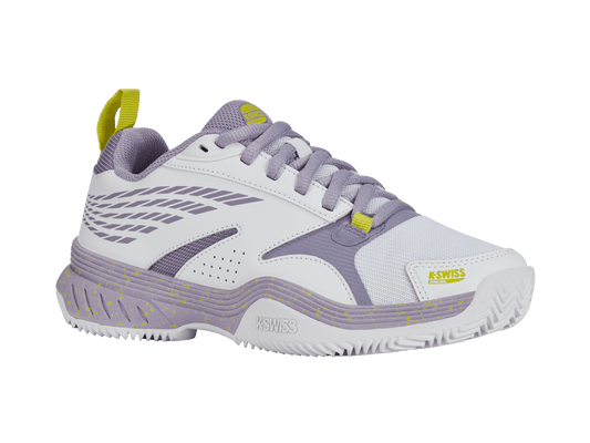 99084 - 945 - M | SPEEDEX PADEL | WHITE/WISTERIA/EVENING PRIMROSE - K - Swiss US - FOOTWEAR