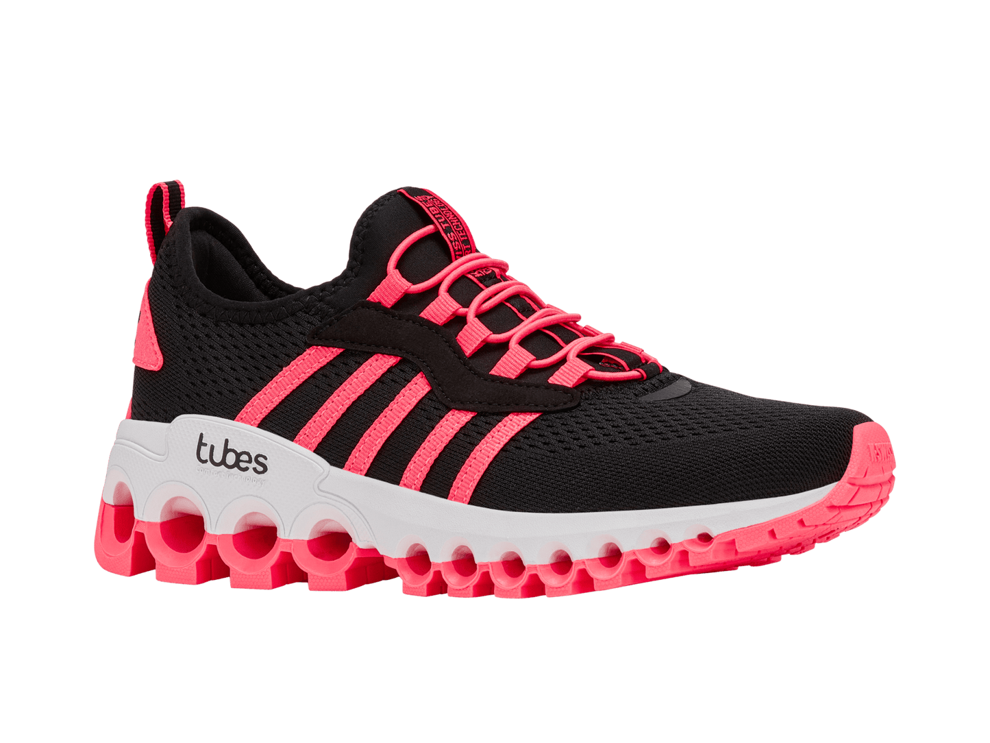 99085 - 079 - M | TUBES SLIP - ON | BLACK/NEON PINK/WHITE - K - Swiss US - FOOTWEAR