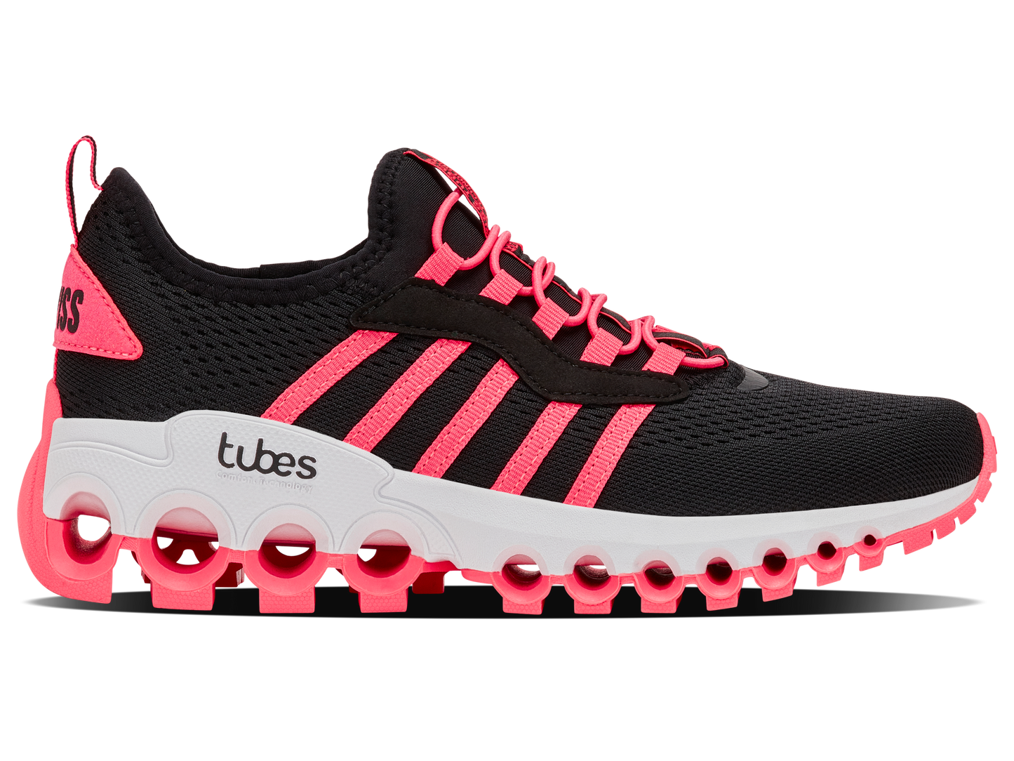 99085-079-M | TUBES SLIP-ON | BLACK/NEON PINK/WHITE