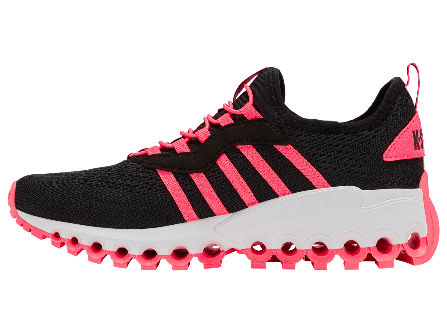 99085-079-M | TUBES SLIP-ON | BLACK/NEON PINK/WHITE