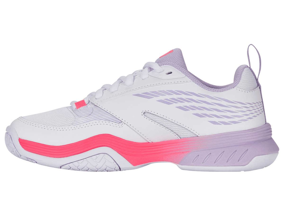99190 - 182 - M | SPEEDEX | WHITE/ORCHID PETAL/NEON BLAZE - K - Swiss US - FOOTWEAR
