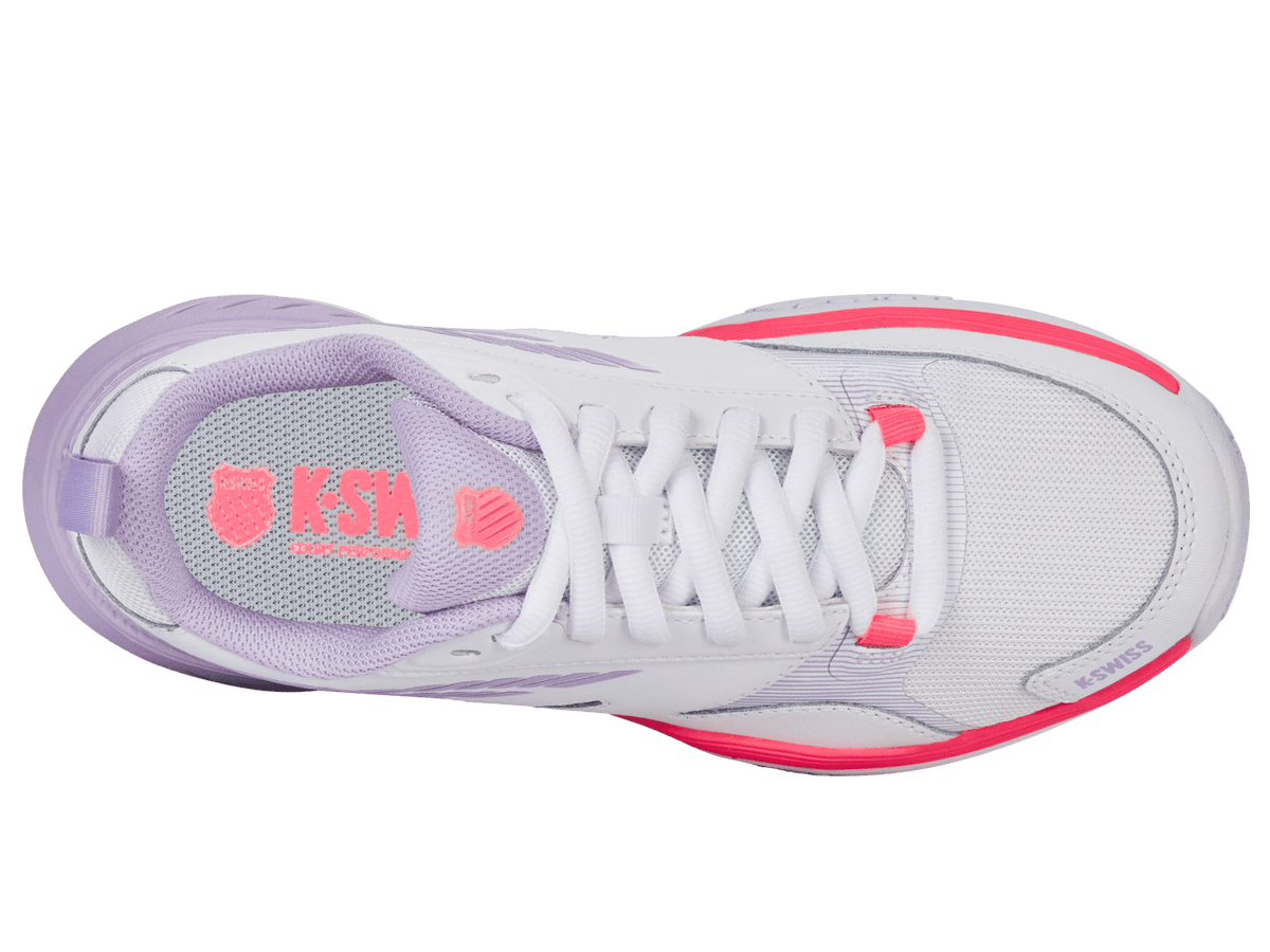 99190 - 182 - M | SPEEDEX | WHITE/ORCHID PETAL/NEON BLAZE - K - Swiss US - FOOTWEAR