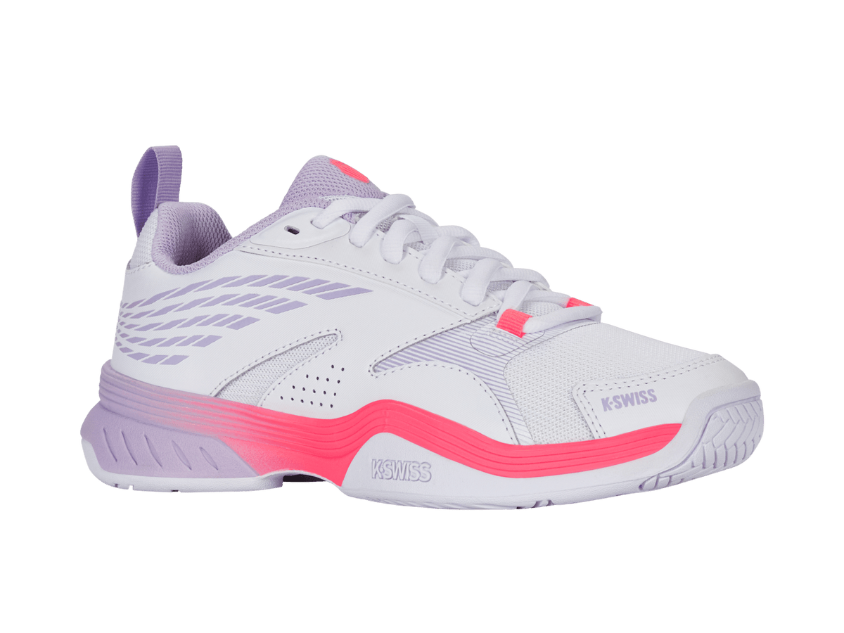 99190 - 182 - M | SPEEDEX | WHITE/ORCHID PETAL/NEON BLAZE - K - Swiss US - FOOTWEAR