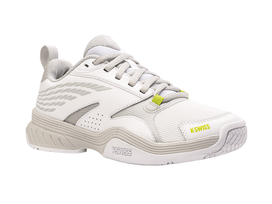 99190 - 956 - M | SPEEDEX | WHITE/GRAY VIOLET/LIME GREEN - K - Swiss US - FOOTWEAR