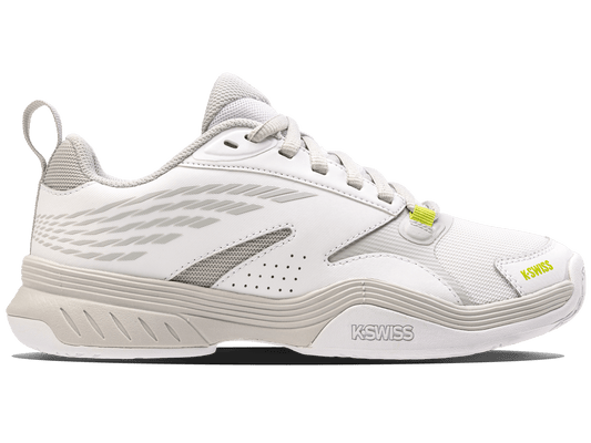 99190 - 956 - M | SPEEDEX | WHITE/GRAY VIOLET/LIME GREEN - K - Swiss US - FOOTWEAR