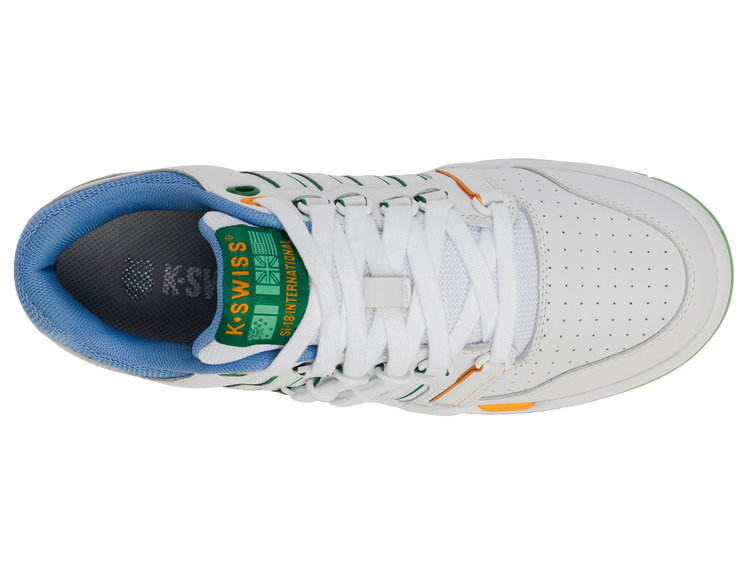 99280-114-M | SI-18 | WHITE/LITTLE BOY BLUE/BRIGHT MARIGOLD/GREEN TABOUR