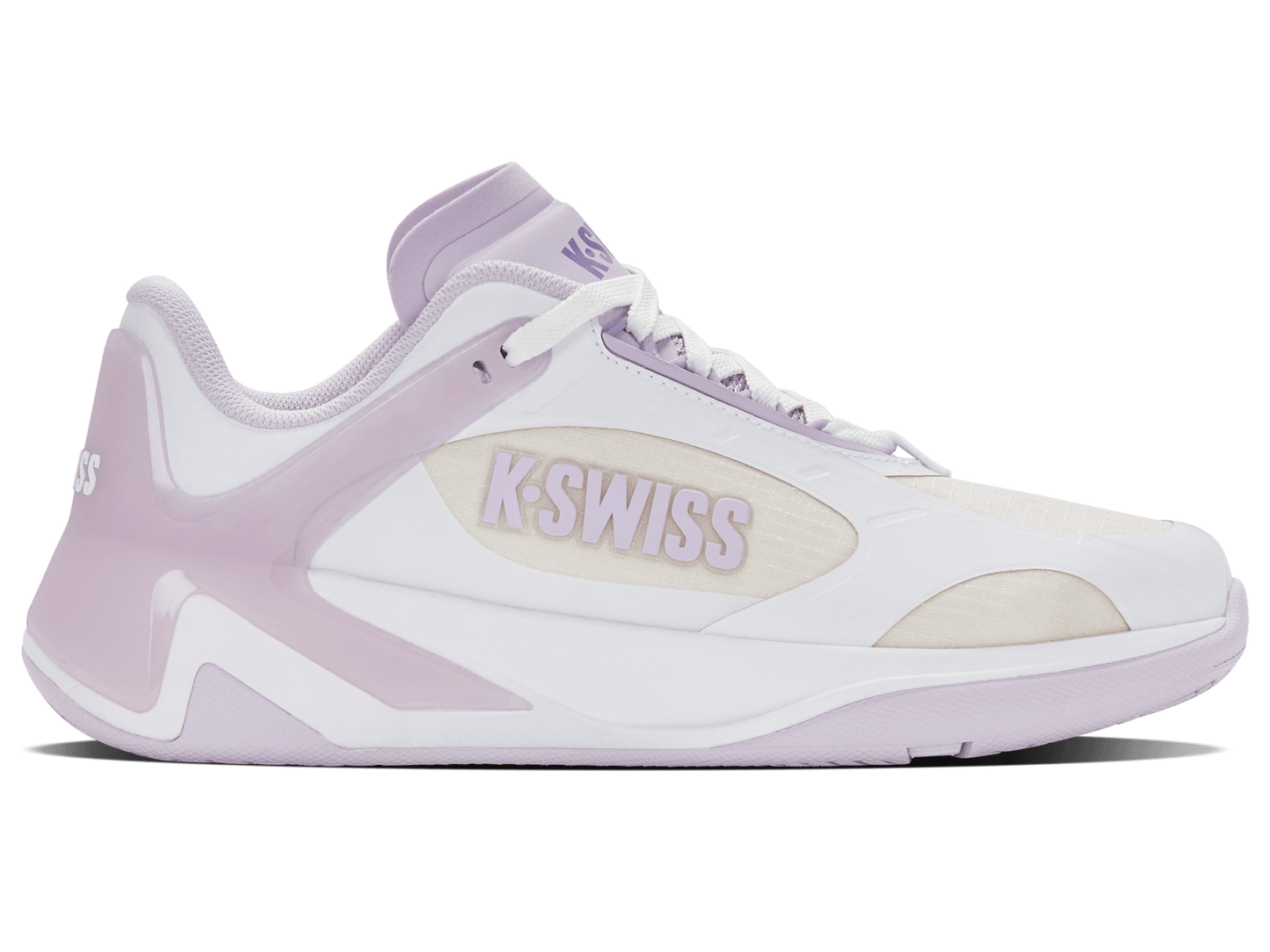 99491 - 143 - M | K - FRAME PICKLEBALL | WHITE/ORCHID HUSH/PURPLE HAZE - K - Swiss US - FOOTWEAR