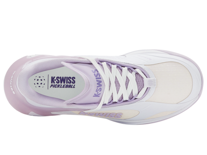99491-143-M | K-FRAME PICKLEBALL | WHITE/ORCHID HUSH/PURPLE HAZE