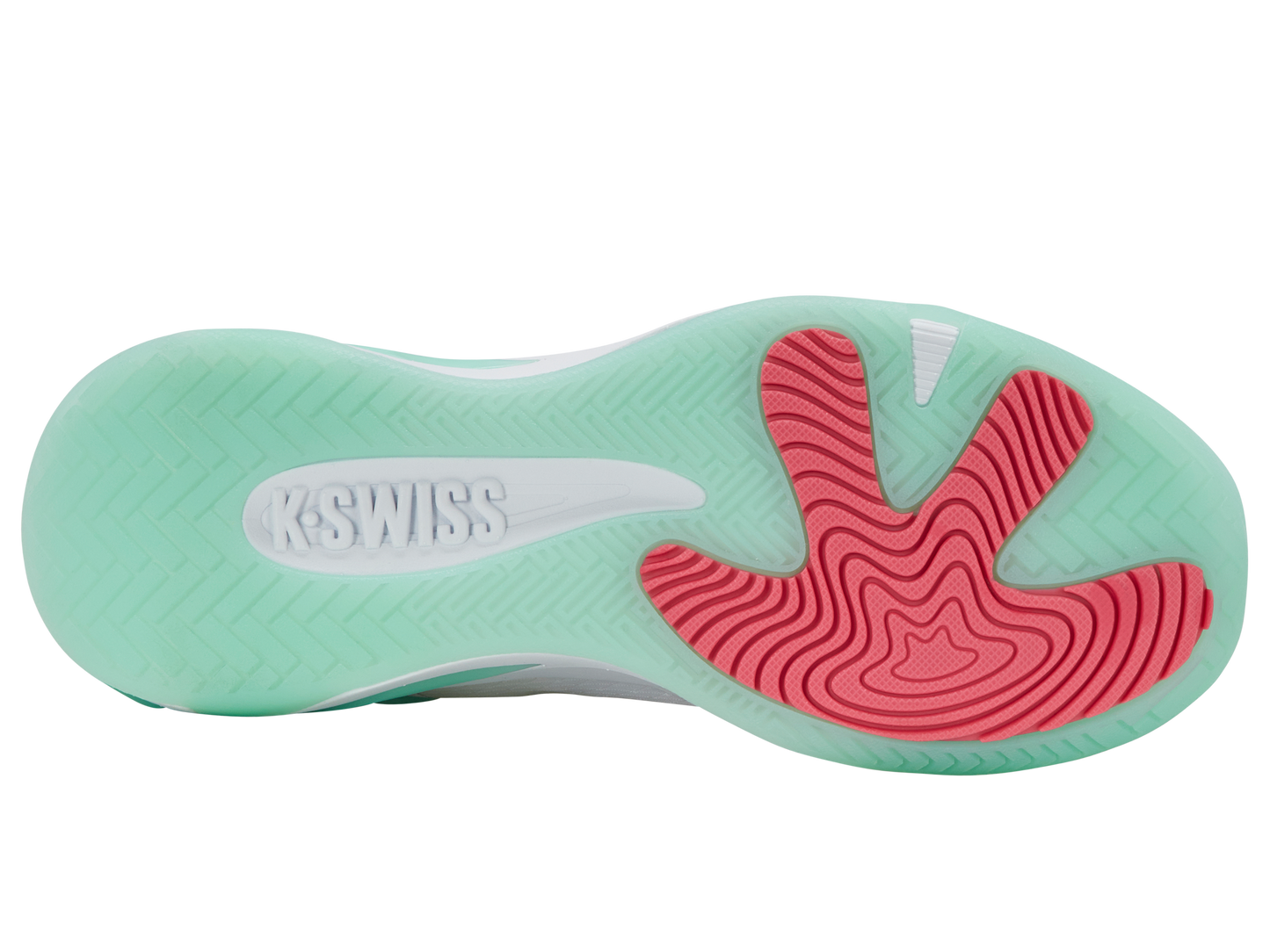 99491-177-M | K-FRAME PICKLEBALL | WHITE/NEON MINT/HOT NEON PINK