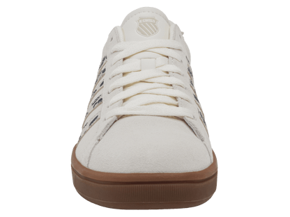 99492 - 148 - M | COURT TIEBREAK II SDE | SNOW WHITE/LIGHT GRAY/LEOPARD/GUM - K - Swiss US - FOOTWEAR