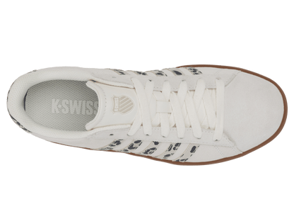 99492 - 148 - M | COURT TIEBREAK II SDE | SNOW WHITE/LIGHT GRAY/LEOPARD/GUM - K - Swiss US - FOOTWEAR