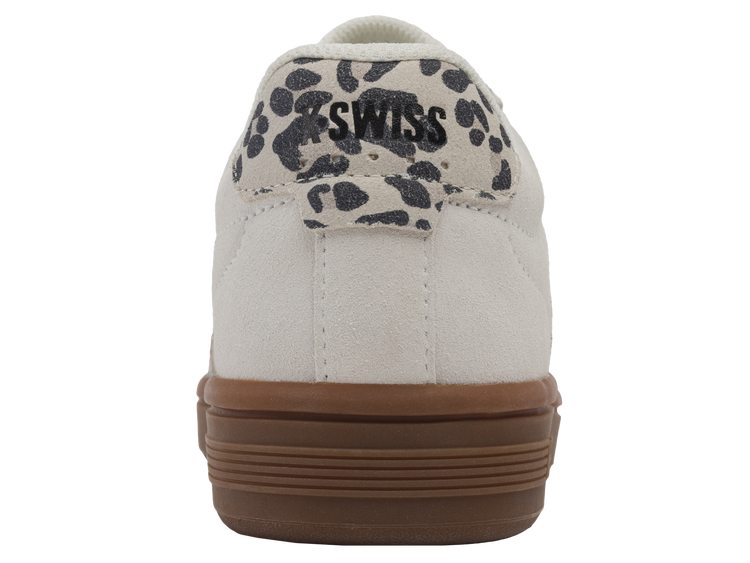 99492-148-M | COURT TIEBREAK II SDE | SNOW WHITE/LIGHT GRAY/LEOPARD/GUM
