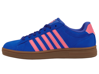 99492 - 480 - M | COURT TIEBREAK II SDE | DAZZLING BLUE/PINK LEMONADE/GUM - K - Swiss US - FOOTWEAR