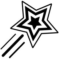 icon of a shooting star