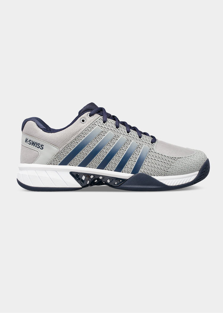 K-Swiss Express Light Pickleball shoe in grey and blue