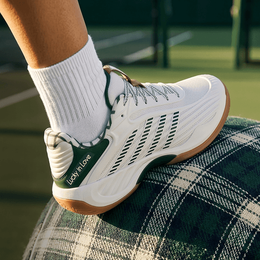 99583-108-M | HYPERCOURT EXPRESS 3 LUCKY IN LOVE | WHITE/TEAM GREEN/LEMON FROST