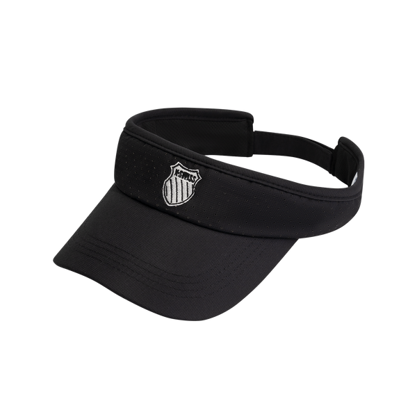 C3299-014 | WOMEN LASER COURT VISOR | JET BLACK