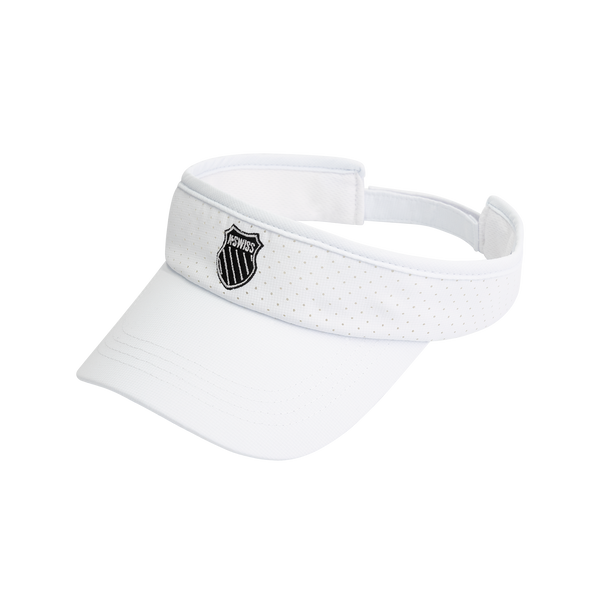 C3299-100 | WOMEN LASER COURT VISOR | WHITE