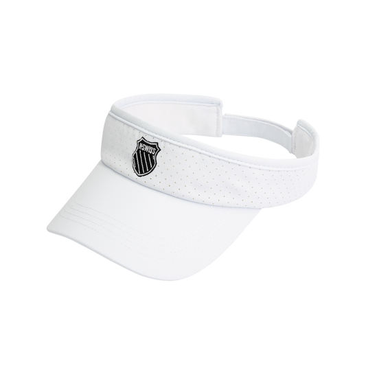 C3299-100 | WOMEN LASER COURT VISOR | WHITE