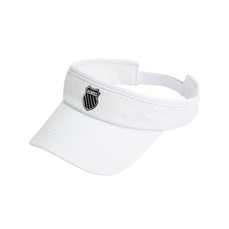 C3299-100 | WOMEN LASER COURT VISOR | WHITE