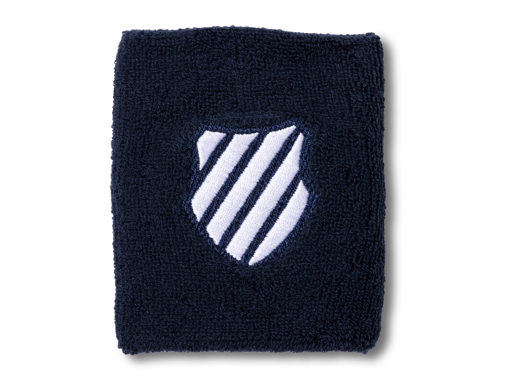 WB027-401 | WRIST BAND | NAVY/WHITE