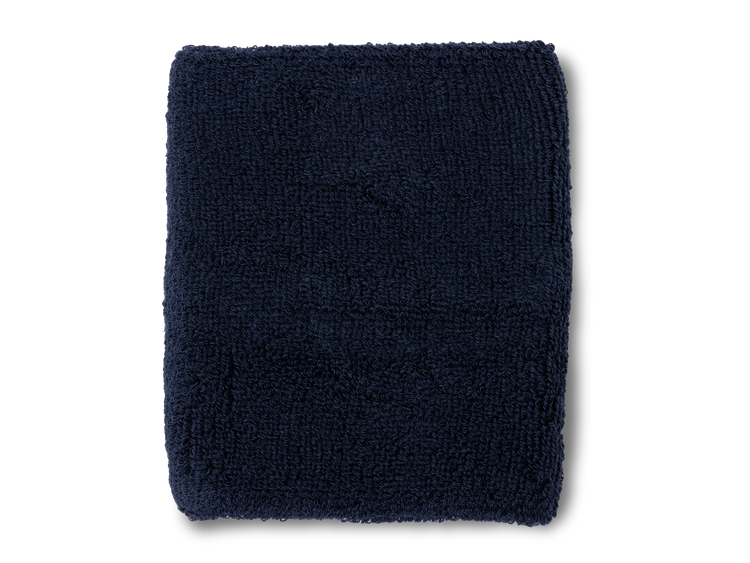 WB027-401 | WRIST BAND | NAVY/WHITE