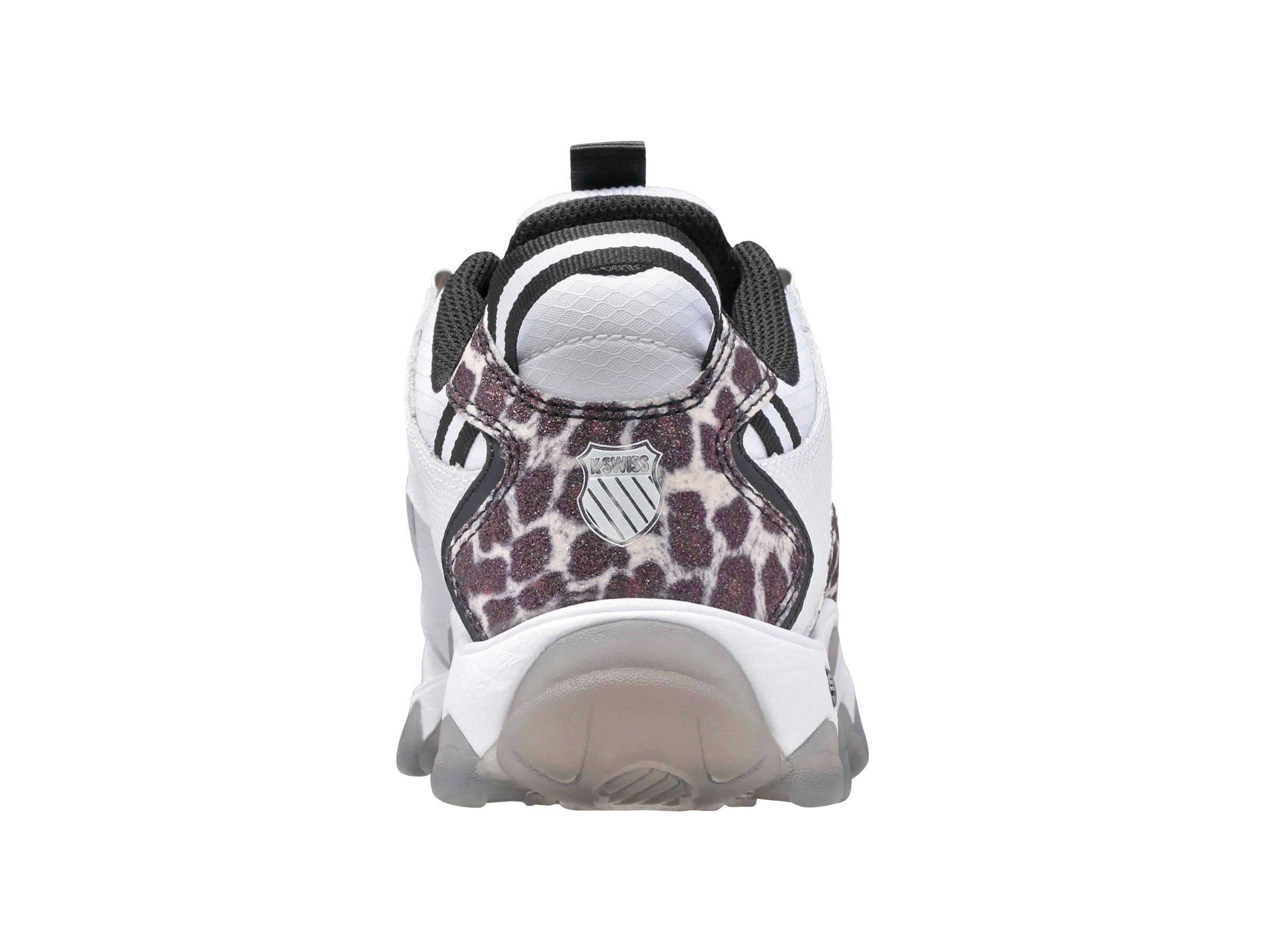 KSwiss white leather leapord print striped baby shoes/ sneaker/ tennis shoe size purchases