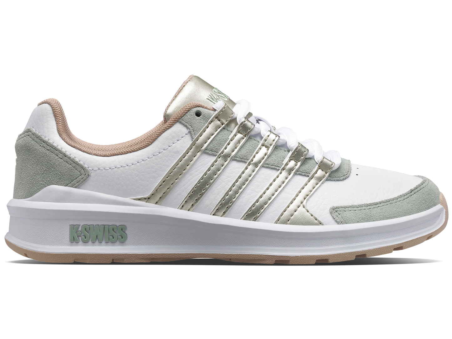 97000-995-M | VISTA TRAINER | WHITE/FROSTY GREEN/CHAMPAGNE