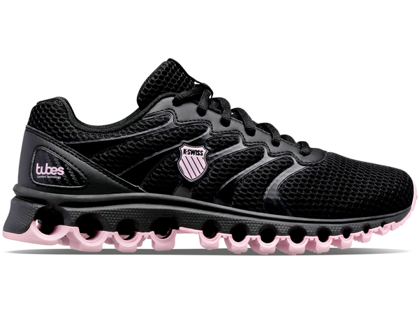 K-Swiss Tubes Comfort 200 Women's Running high quality Shoes 97112056 - Black/Pink. Size 8